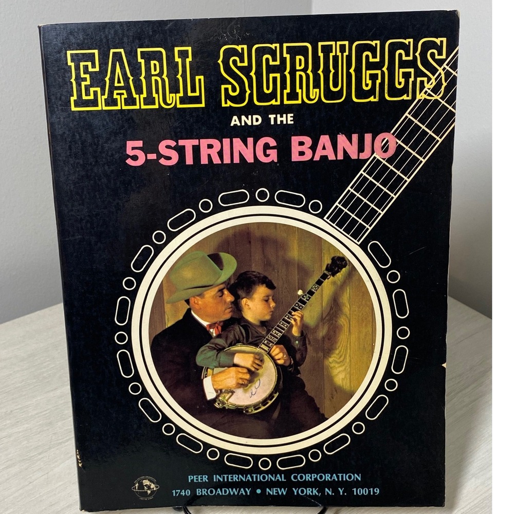 Earl Scruggs and the 5-String Banjo 1968 First Edition Instruction Book Vintage